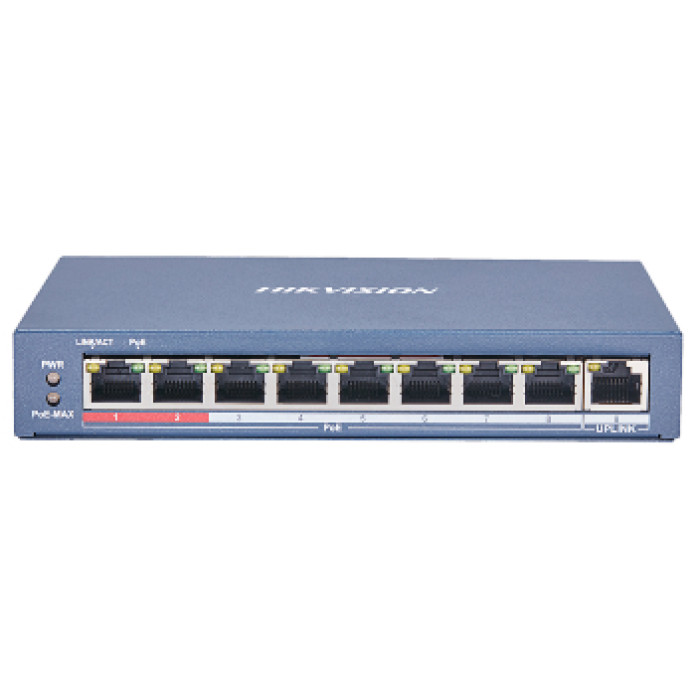PoE комутатор DS-3E0109P-E(C) Hikvision