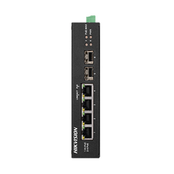 PoE комутатор DS-3T0506HP-E/HS Hikvision