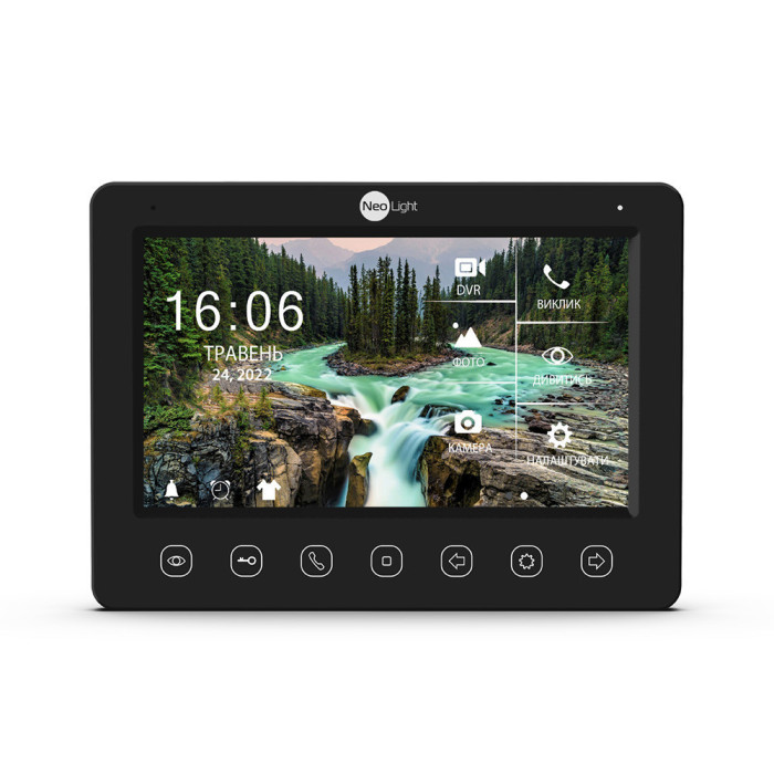 Відеодомофон KAPPA+ HD WF BLACK Neolight