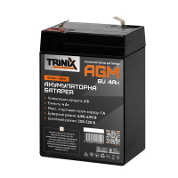 Акумуляторна батарея 6V4Ah/20Hr TRINIX свинцево-кислотна