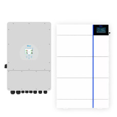 Комплект Deye високовольтний 10 кВт 12 кВт*год HP3 (Інвертор SUN-10K-SG01HP3-EU-AM2 + 3шт. АКБ GB-L)