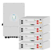 Комплект Deye 12 кВт 20 кВт*год LP3 (Інвертор SUN-12K-SG04LP3-EU + 4 шт. АКБ Deye SE-G5.1Pro-B)
