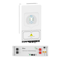 Комплект Deye 5 кВт 5 кВт*год LP1 (Інвертор SUN-5K-SG03LP1-EU + АКБ Deye SE-G5.1Pro-B)