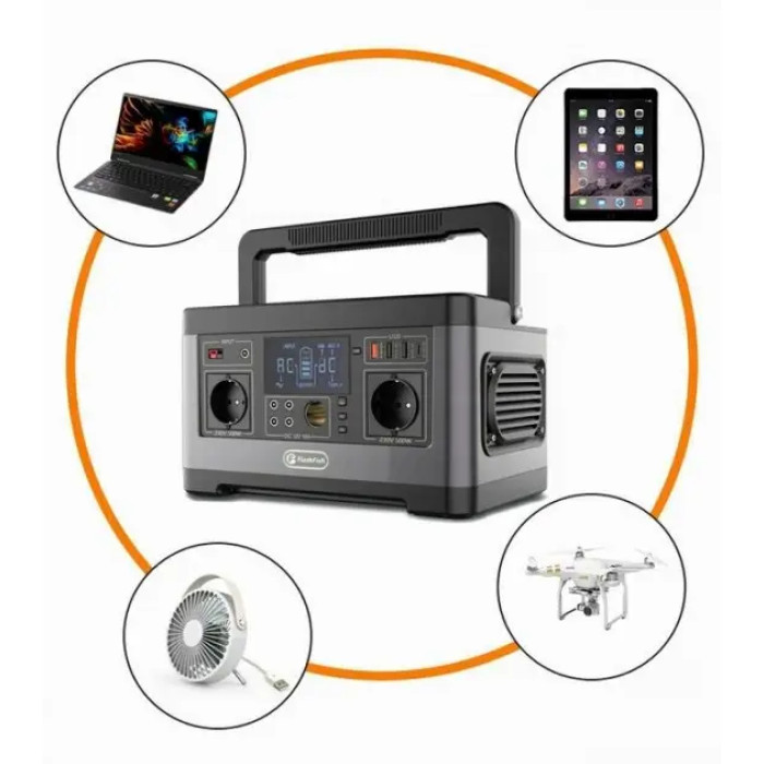 Портативна зарядна станція FlashFish P63 520Wh 500W