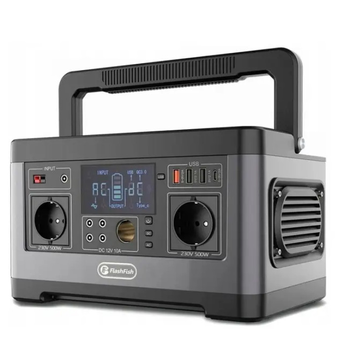 Портативна зарядна станція FlashFish P63 520Wh 500W