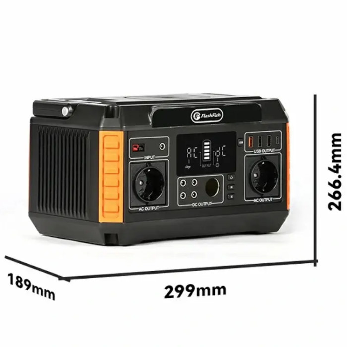 Портативна зарядна станція FlashFish P60 520Wh 560W