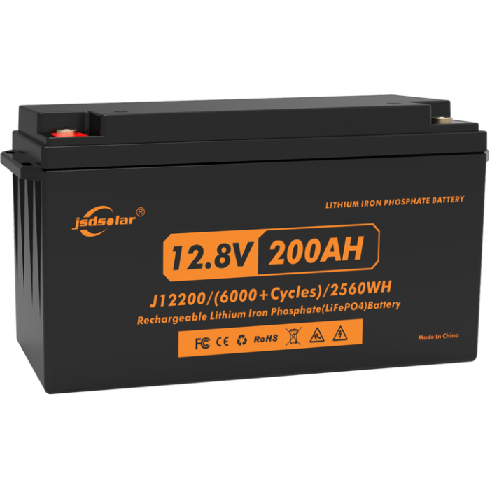 Комплект JSD Solar 3 кВт 5.12кВт*год (12.8В АКБ) 1ф (Інвертор J3000L-24, 3 кВт + 2шт. Акумулятор J12200 12В, 200АГ