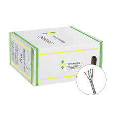Мережевий кабель LANTRIA (Укрпожкабель) U/UTP 4x2x0,51 cat. 5Е  PVC внутрішній