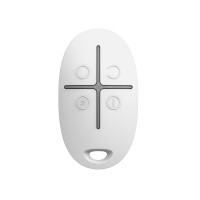 Брелок для управління охоронною системою Ajax SpaceControl White (38166.04.WH1)