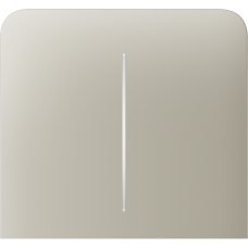 Бічна кнопка для двоклавішного вимикача Ajax SideButton (2-gang) vertical Ivory (83439.143.IV)