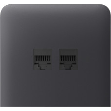 Бічна панель для вбудованої інтернет-розетки Ajax SideCover (LAN) vertical Graphite (126223.319.GP)