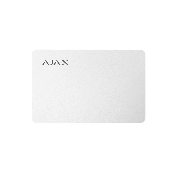Картка для управління охоронною системою Ajax Pass 3 шт. White (38224.89.WH)