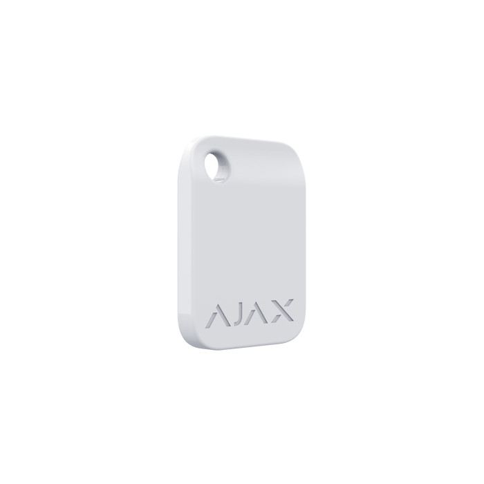 Брелок для управління охоронною системою Ajax Tag 10 шт. White (38230.90.WH)