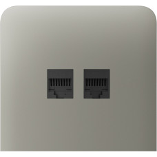 Бічна панель для вбудованої інтернет-розетки Ajax SideCover (LAN) vertical Olive (126226.319.OL)