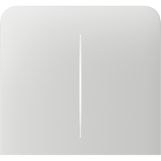 Бічна кнопка для двоклавішного вимикача Ajax SideButton (2-gang) vertical White (83434.143.WH)