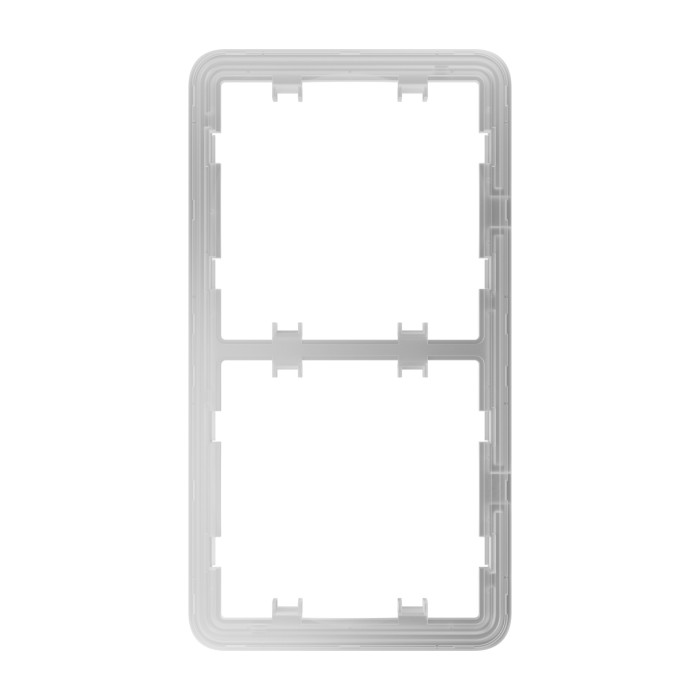 Рамка для двох вимикачів/розеток Ajax Frame (2 seats) vertical (83430.141.NC)