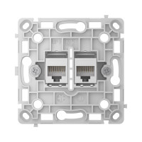 Механізм розетки Ajax OutletCore (LAN) Vertical White (126186.165.WH)
