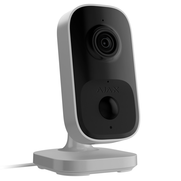 Wi-Fi камера відеоспостереження з ІЧ датчиком руху та вбудованим ШІ Ajax IndoorCam White (111566.303.WH1)