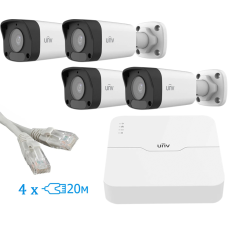 Комплект відеоспостереження Uniview IP 4BULLET
