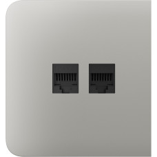 Бічна панель для вбудованої інтернет-розетки Ajax SideCover (LAN) Oyster (126217.319.OY)