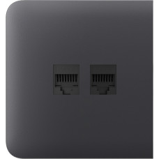 Бічна панель для вбудованої інтернет-розетки Ajax SideCover (LAN) Graphite (126215.319.GP)