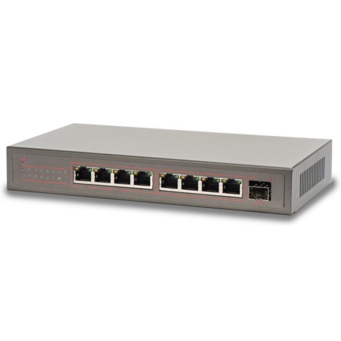Комутатор Tecsar TS-81sfp Black