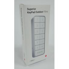 (Уцінка) Дротова клавіатура Ajax Superior KeyPad Outdoor Fibra White (117759.285.WH)