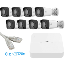 Комплект відеоспостереження Uniview IP 8BULLET