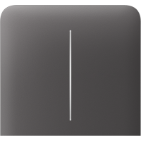 Бічна кнопка для двоклавішного вимикача Ajax SideButton (2-gang) vertical Grey (83438.143.GR)