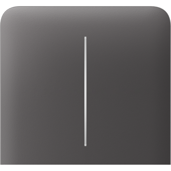 Бічна кнопка для двоклавішного вимикача Ajax SideButton (2-gang) vertical Grey (83438.143.GR)