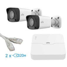 Комплект відеоспостереження Uniview IP 2BULLET