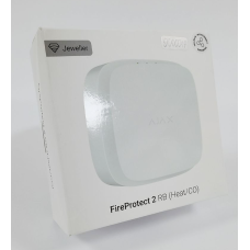 (Уцінка) Бездротовий датчик температури та чадного газу Ajax FireProtect 2 RB (Heat/CO) White