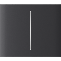 Центральна кнопка для двоклавішного вимикача Ajax CenterButton (2-gang) vertical Graphite (83445.140.GP)