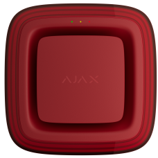 Бездротовий адресний пожежний оповіщувач світлозвуковий Ajax EN54 FireProtect (Sounder/VAD) Jeweller Red (118601.279.RD1)