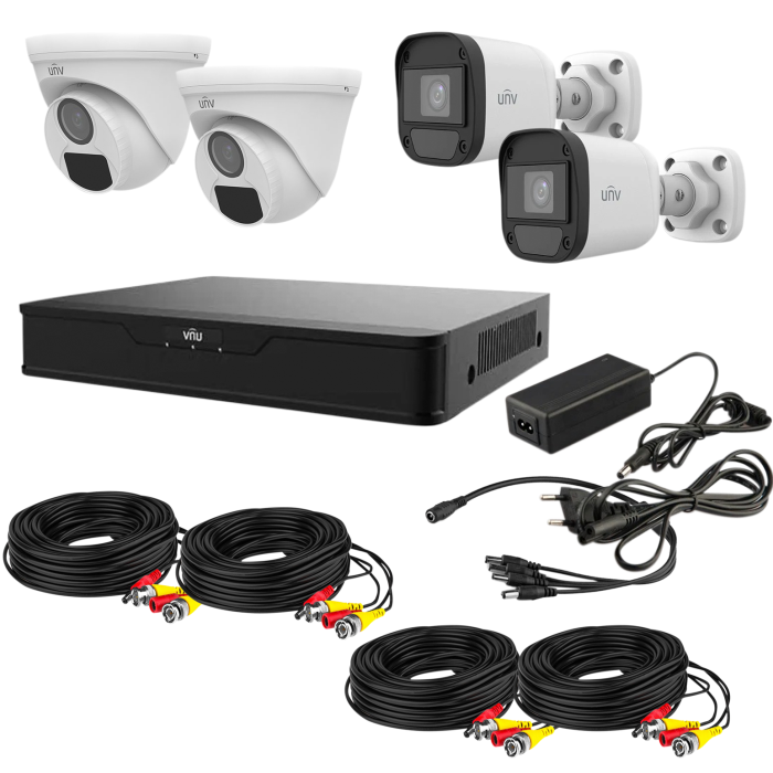 Комплект відеоспостереження Uniview AHD 4MIX