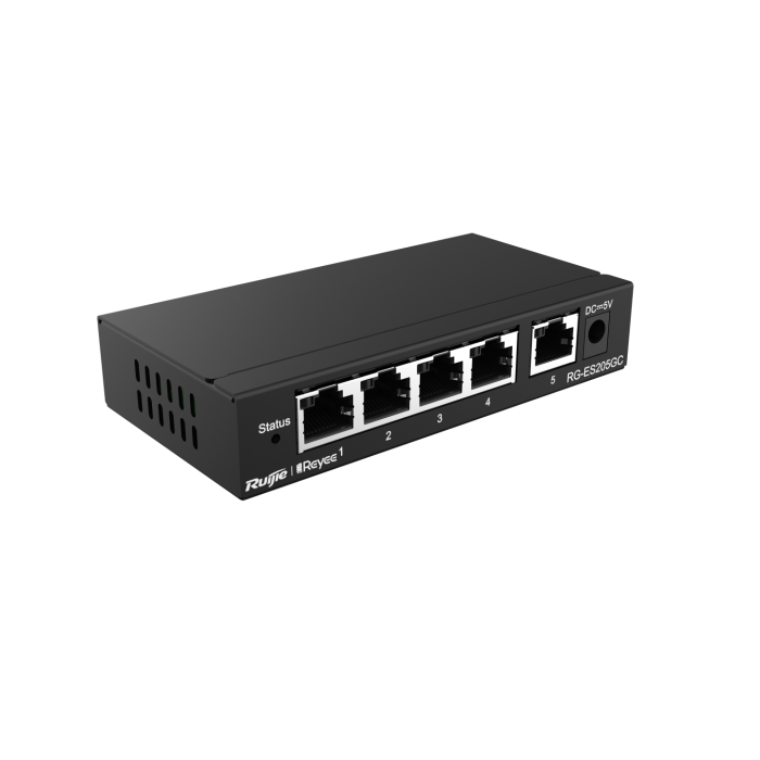 Комутатор 5 портів керований Ruijie Reyee RG-ES205GC
