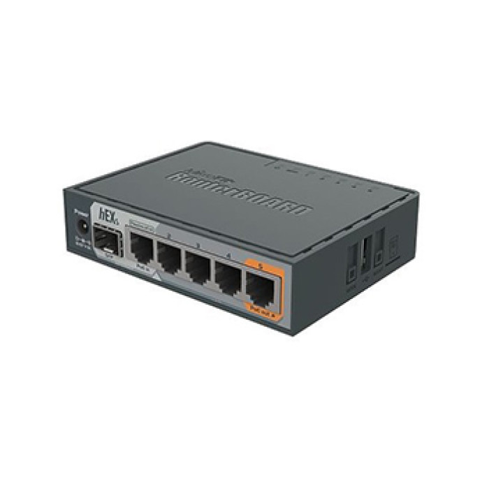 Маршрутизатор MikroTik hEX S (RB760iGS) 5-портовий