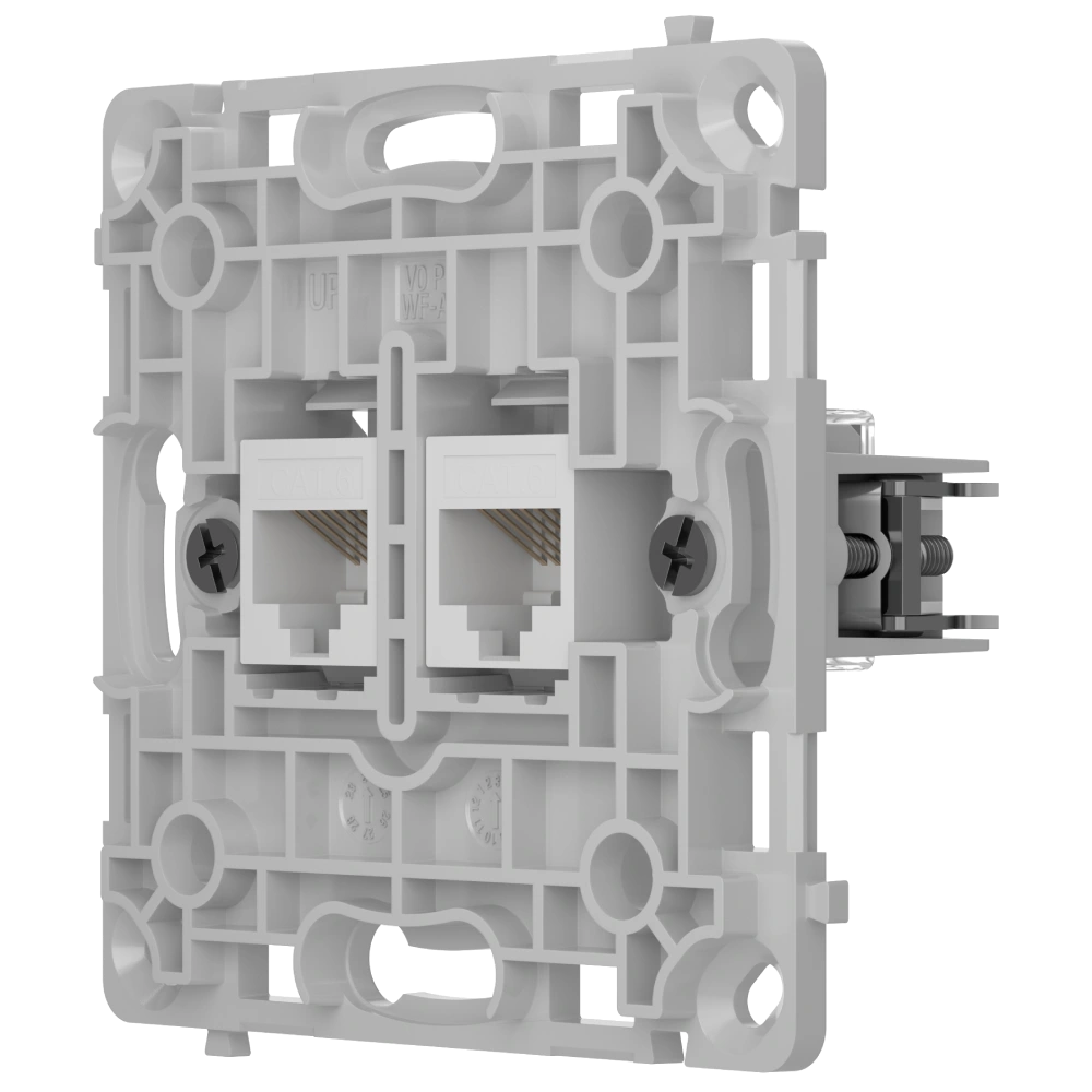 Механізм інтернет розетки Ajax OutletCore (LAN) vertical white