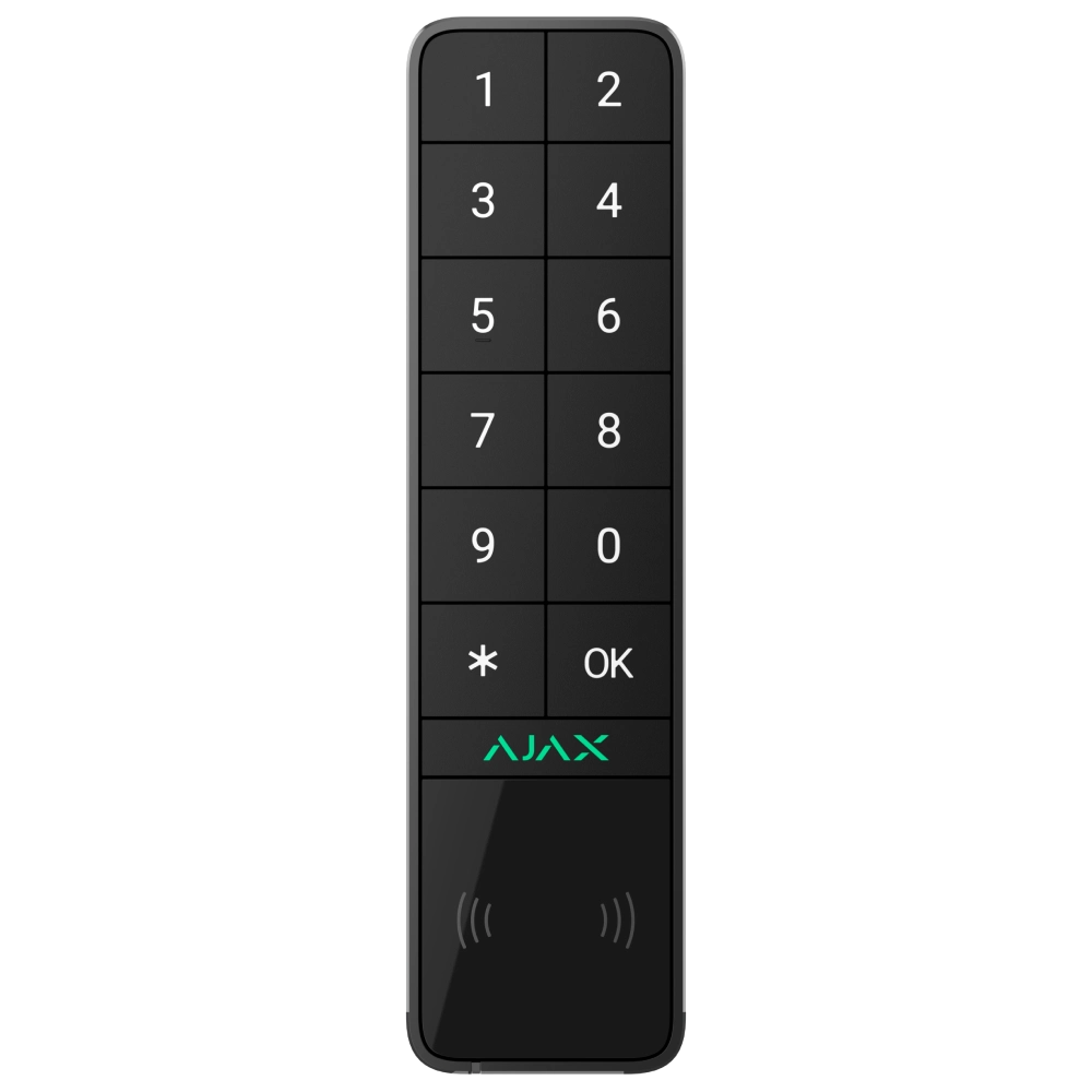 Бездротова клавіатура Ajax KeyPad Outdoor Jeweller (8EU) ASP black