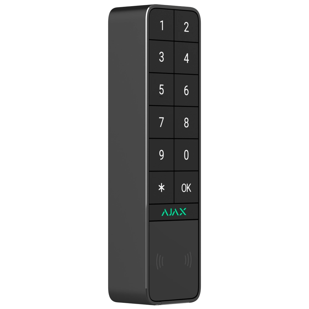 Бездротова клавіатура Ajax KeyPad Outdoor Jeweller (8EU) ASP black