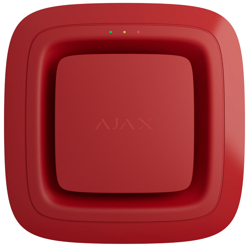 Сповіщувач Ajax EN54 FireProtect (Sounder) red пожежний звуковий