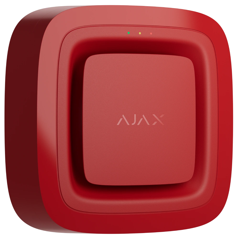 Сповіщувач Ajax EN54 FireProtect (Sounder) red пожежний звуковий