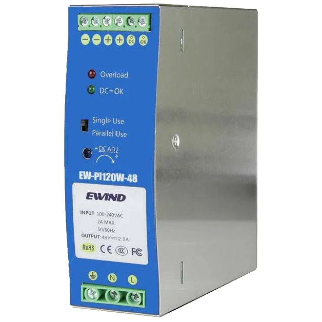 Блок живлення Ewind EW-PI120W-48 на DIN-рейку 120 Вт/48 В