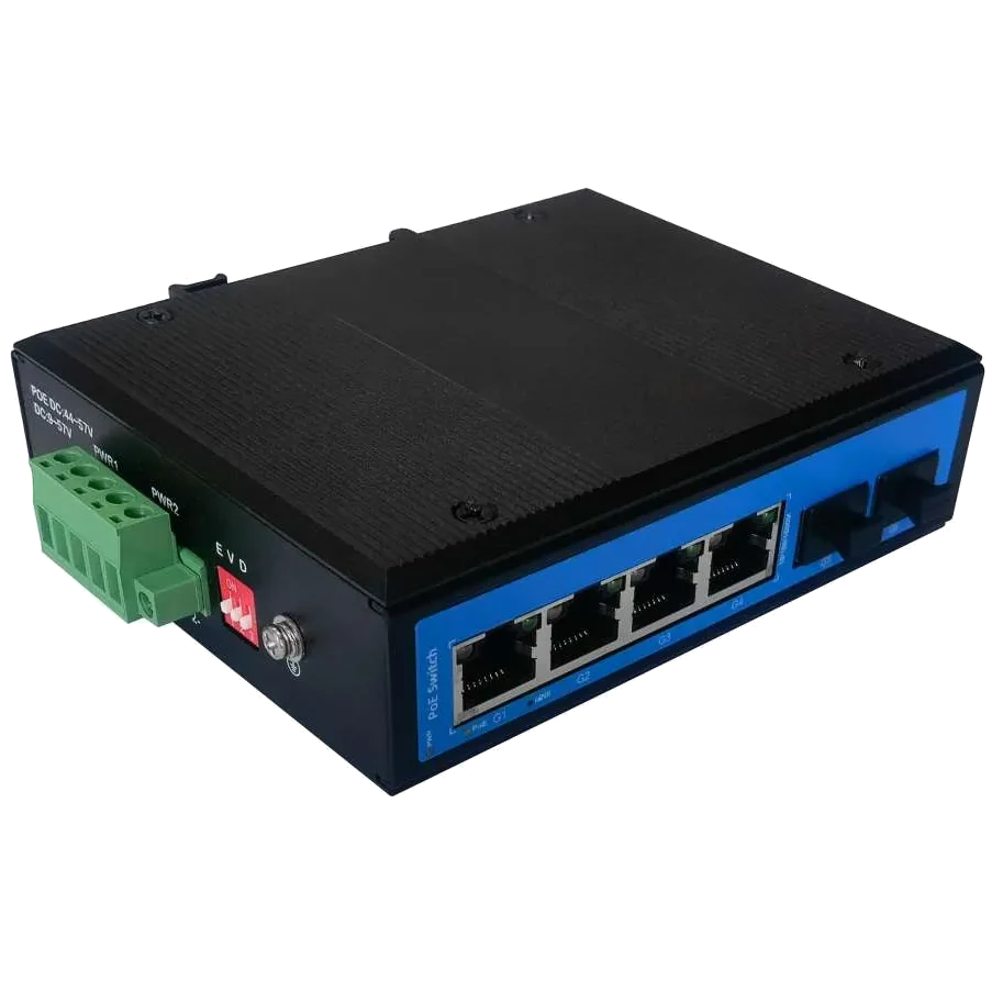 Комутатор 6 портів некерований Ewind EW-PIS1706-4FE