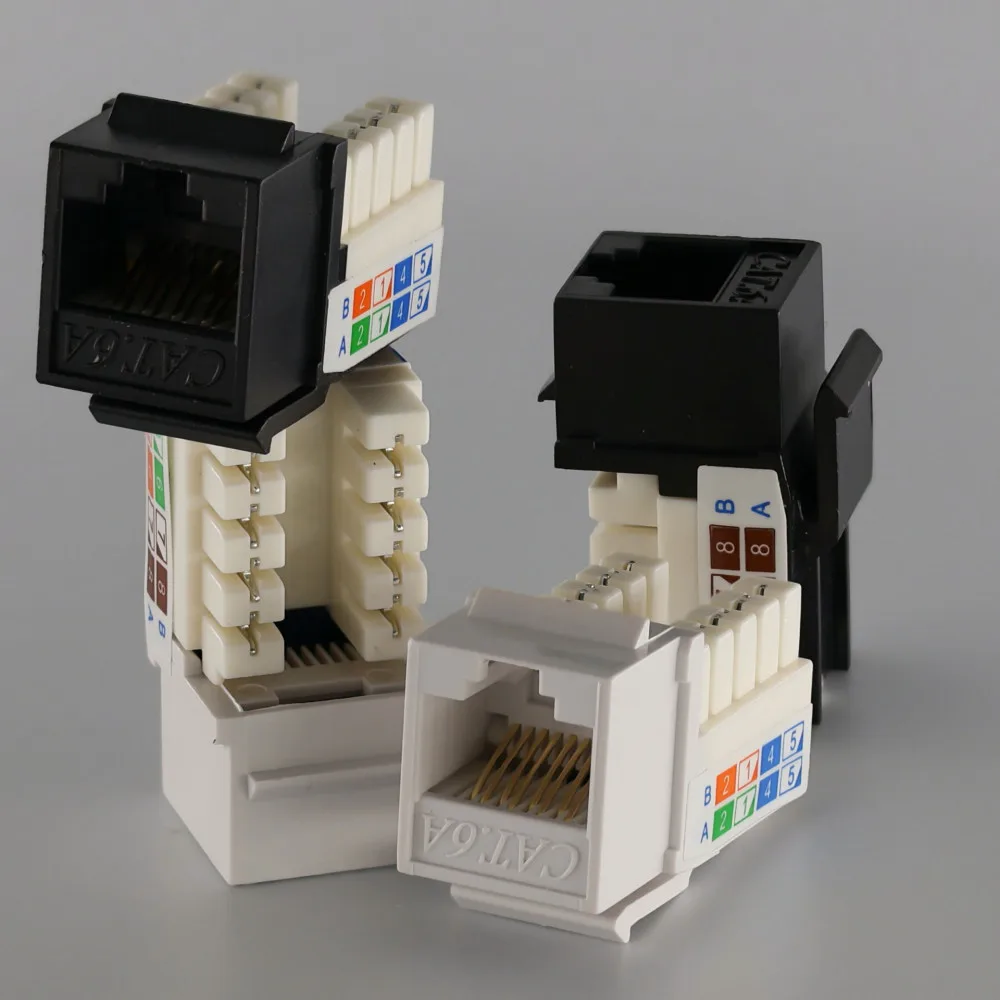 Модуль KeyStone RJ45 UTP, кат. 5e, 6, 6a, 110, Slim, W -16.6 мм