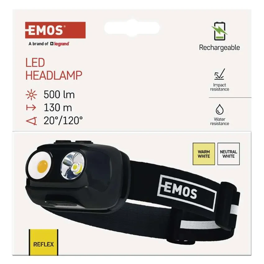 Лiхтар LED EMOS P3542 500Lm Li-Ion
