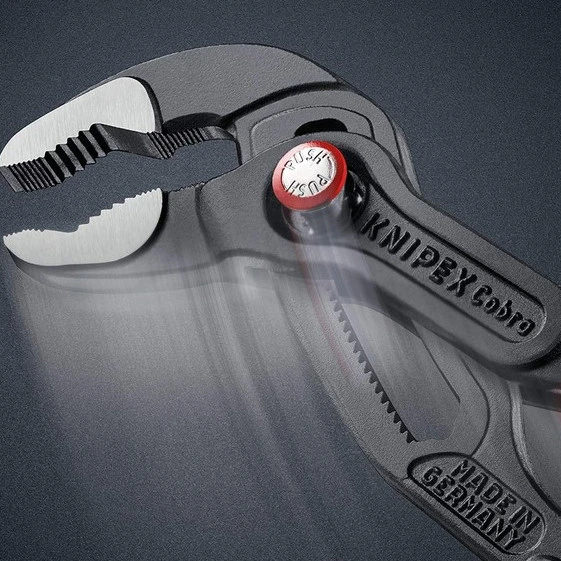 Cантехнічні кліщі KNIPEX 87 21 250 QuickSet (з автоспуском)