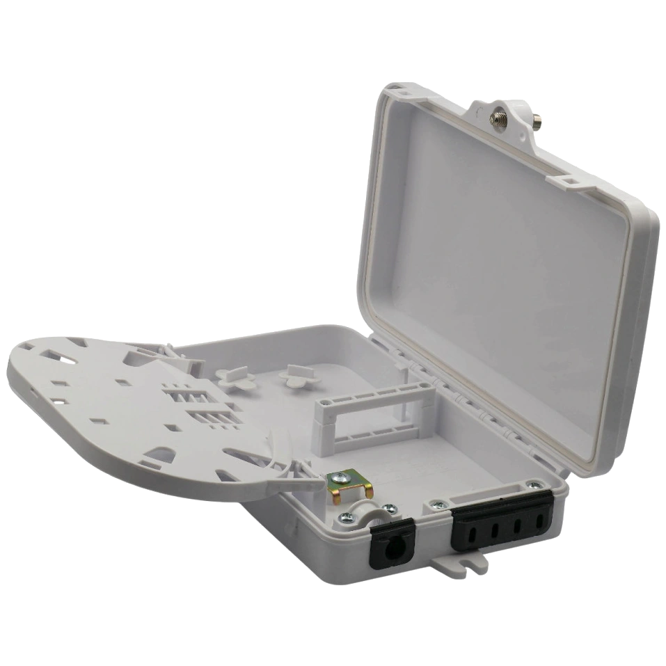 Бокс герметичний розподільний на 4 SC Simplex/LC duplex, 205x135x40 мм, без Адапт., (гільзи, касета)