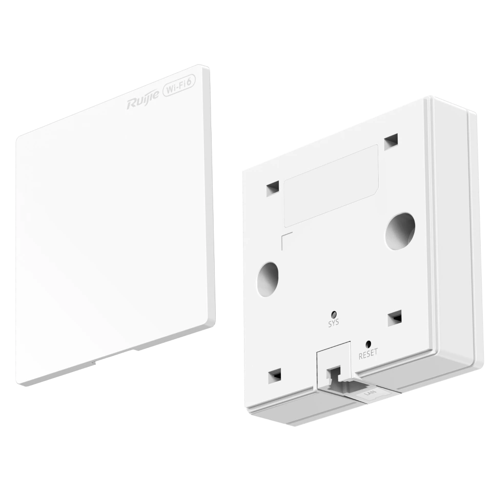 Точка доступу Ruijie Reyee RG-RAP62-Wall-Lite Wi-Fi 6 AX3000 дводіапазонна