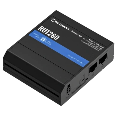 Промисловий стільниковий маршрутизатор Teltonika RUT260 з 4G LTE, Wi-Fi
